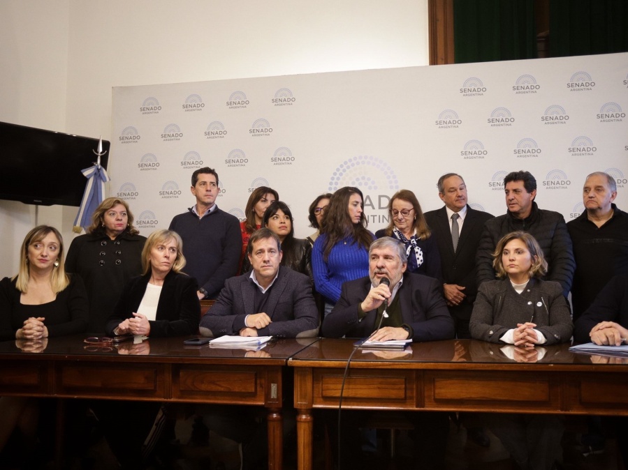 Senadores de Unión por la Patria expresaron su rechazo a los vetos de Milei y llamaron a movilizarse