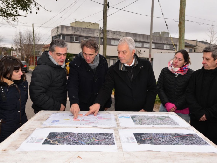 Katopodis inauguró la red de desagües pluviales urbanos en la cuenca del arroyo Maldonado en La Plata