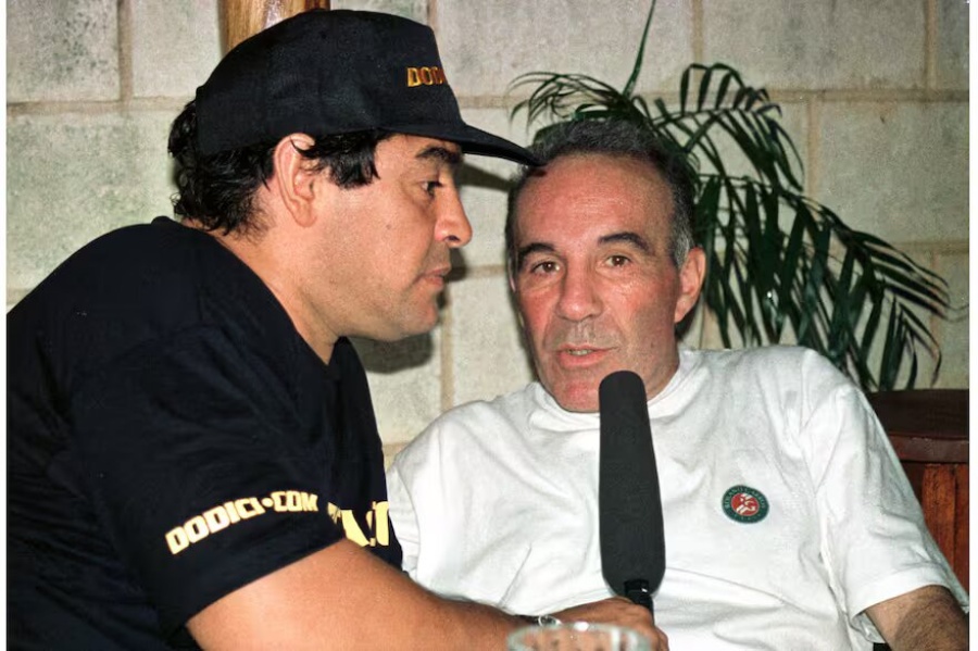 Murió el histórico médico de Diego Maradona, Alfredo Cahe