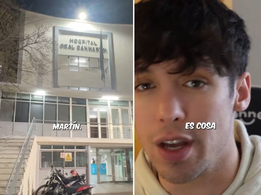 Recorrió el Hospital San Martin de La Plata y mostró los lugares más recónditos del centro de salud