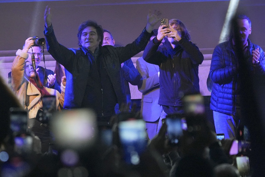 Elecciones bonaerenses: Javier Milei esta en La Plata a la espera de los resultados