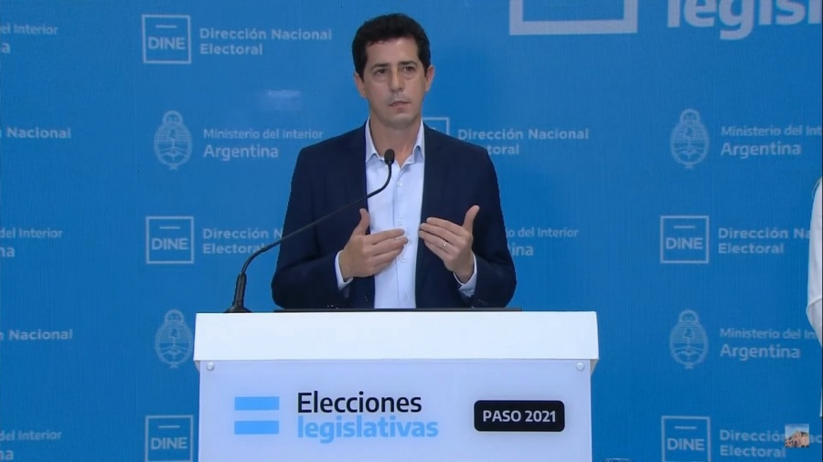 Wado de Pedro afirmó que los resultados podrían estar a partir de las 21 horas