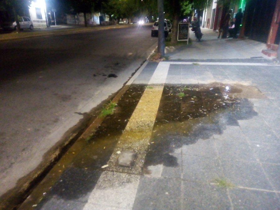 Reclaman por una pérdida de agua en una cuadra de Villa Elvira
