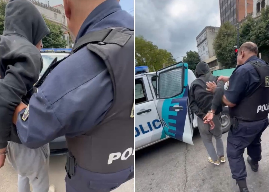 Así atraparon al mayor de los hermanos macana a metros de Plaza San Martín: se había escapado del instituto y volvió a robar