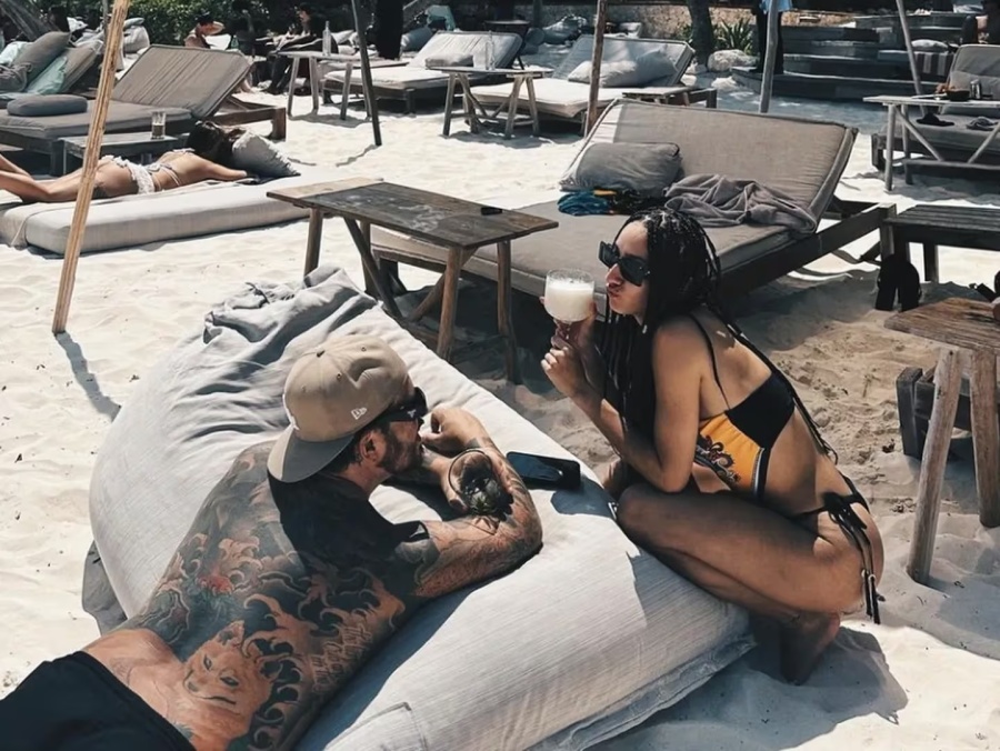 Fede Bal vivió unas vacaciones a puro fuego con su novia Flor Díaz: las fotos del ardiente romance