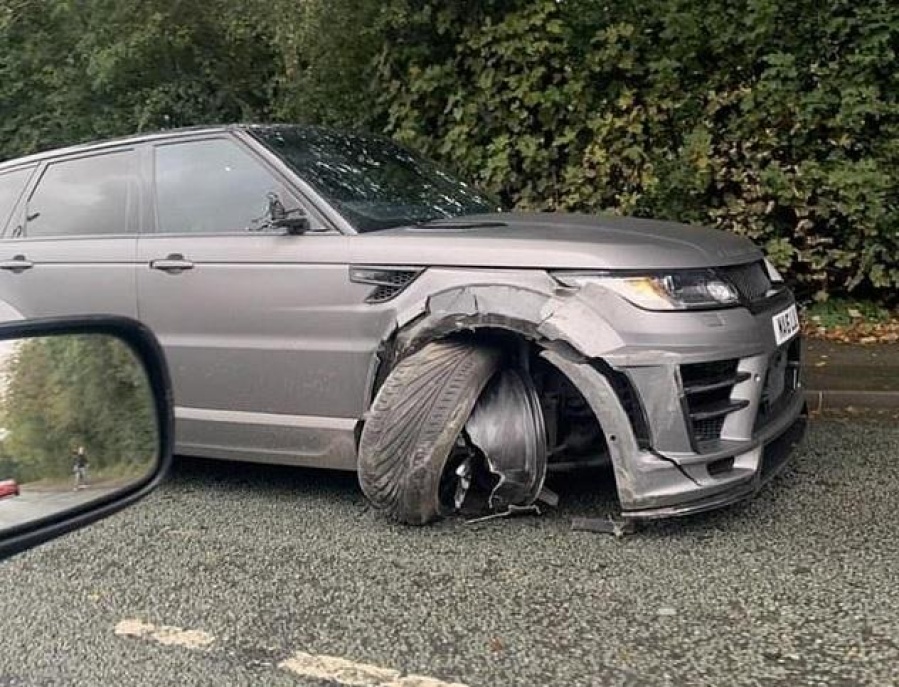El Kun Agüero sufrió un choque cuando iba al entrenamiento
