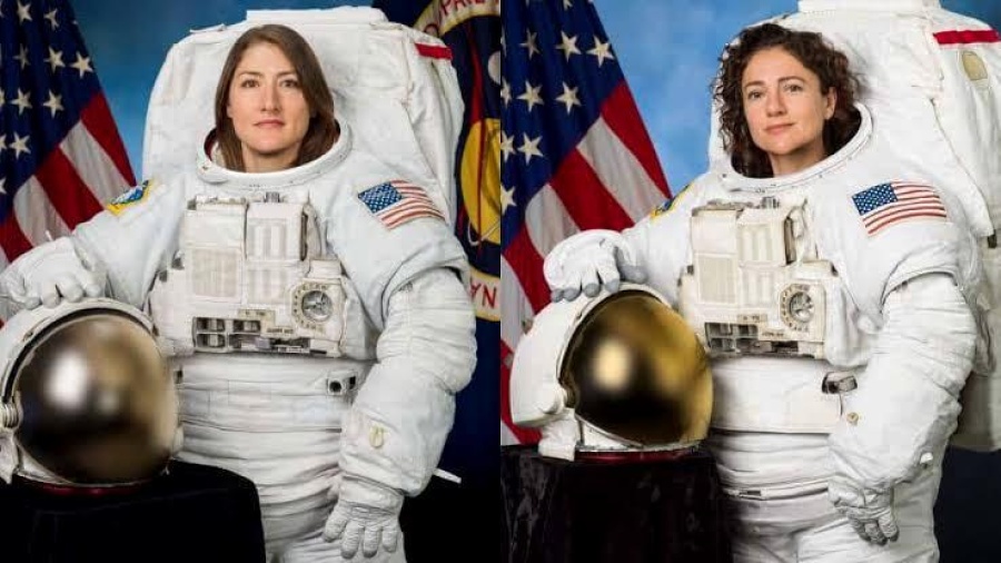 Dos mujeres estadounidenses protagonizaron una caminata espacial histórica