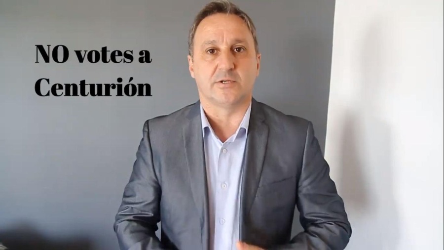 El candidato a gobernador bonaerense de Gómez Centurión pidió votar por Julio Garro en La Plata