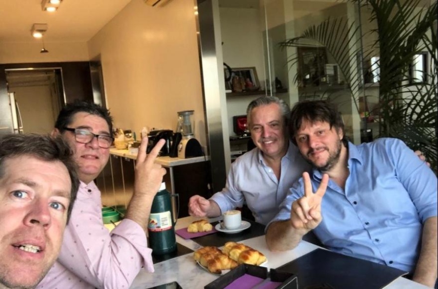 Alberto Fernández desayunó y se emocionó al recordar a Néstor Kirchner a 9 años de su muerte