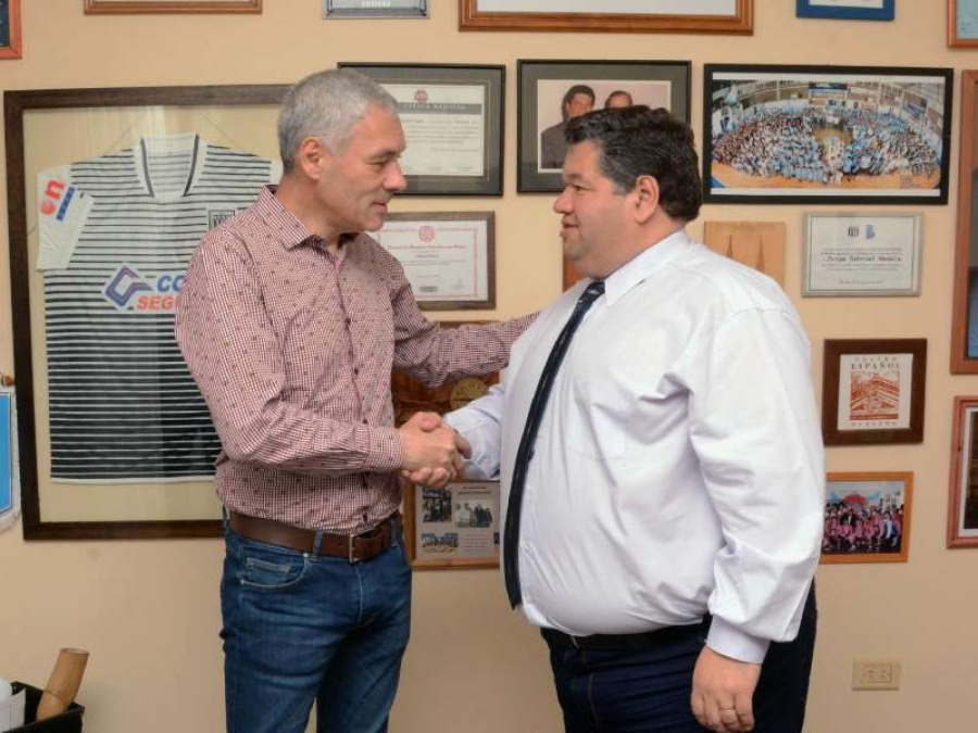 Nedela y Cagliardi ya se reunieron pensando en la transición en Berisso