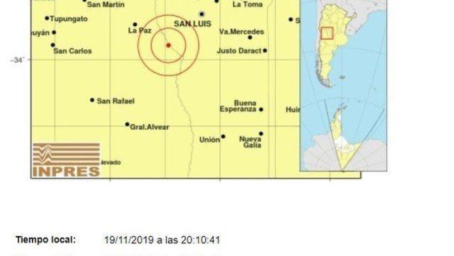 En Mendoza hubo un fuerte sismo y el temblor llegó hasta la ciudad de Buenos Aires