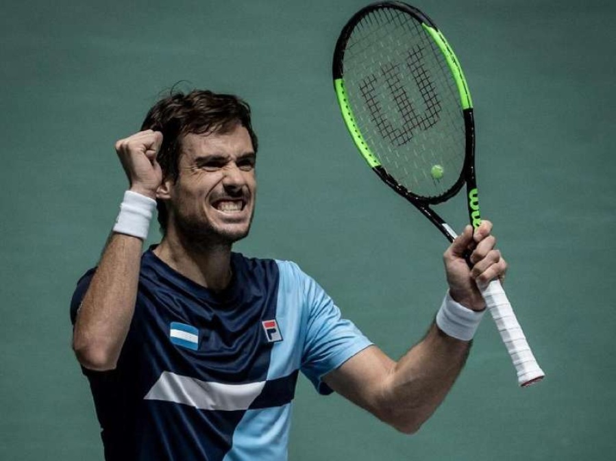 Copa Davis: Pella se llevó el primer punto ante Carreño Busta