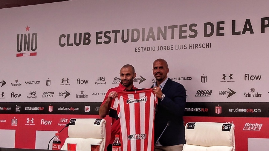 Mascherano fue presentado en Estudiantes