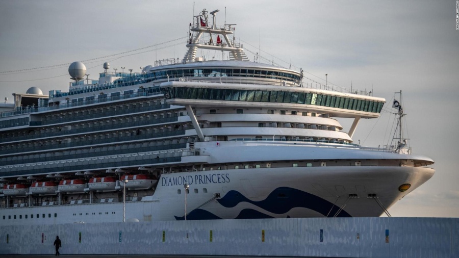 Ya hay 174 casos de coronavirus en el crucero de Japón donde se infectó un argentino