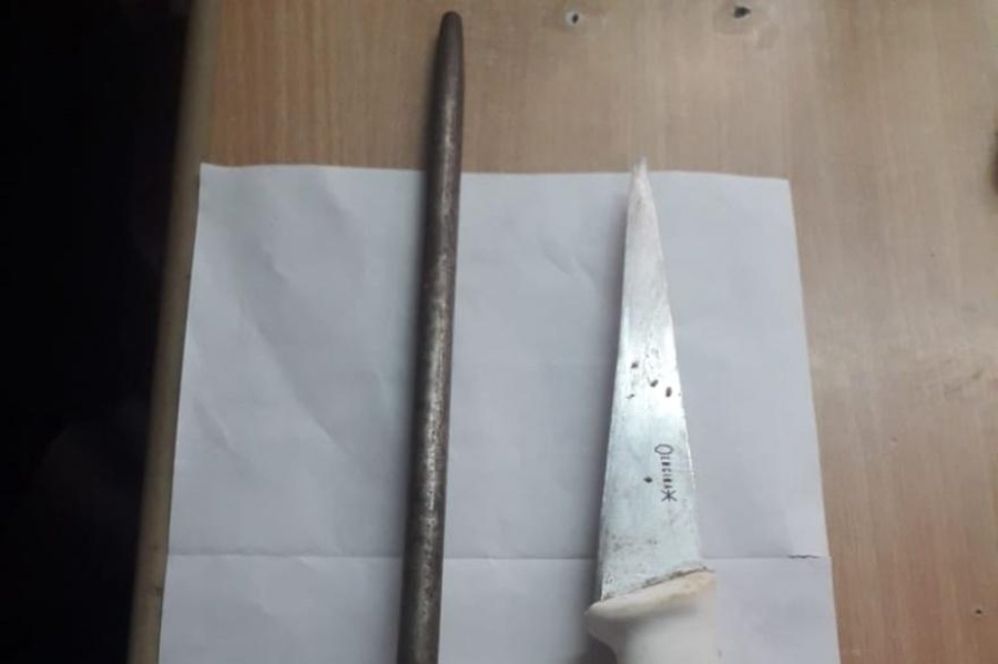 Amenazó con una cuchilla de carnicero a su ex pareja y fue detenido