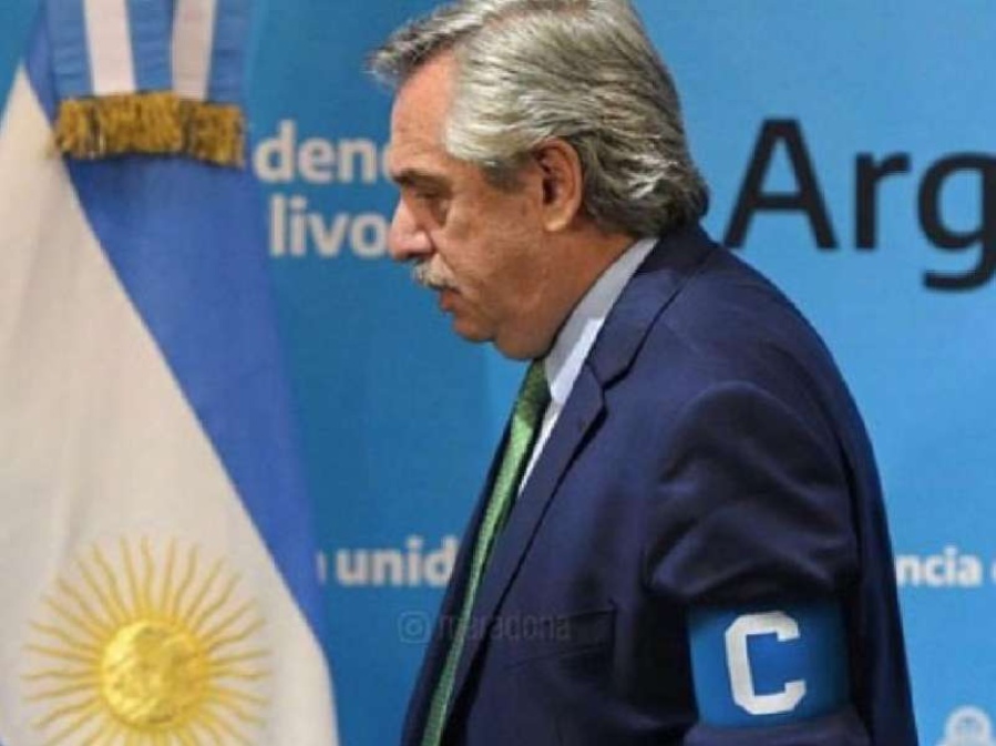 De Maradona para Alberto Fernández: ”Es el capitán que tiene que salir a demostrar”