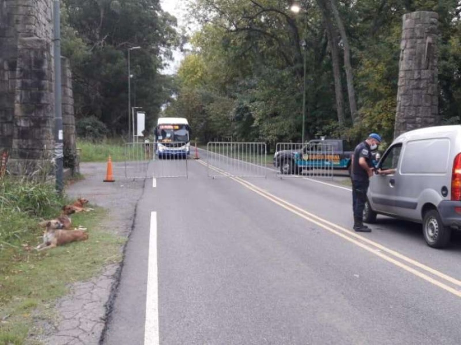 Coronavirus: se produjo el primer bloqueo de ingresos en La Plata 