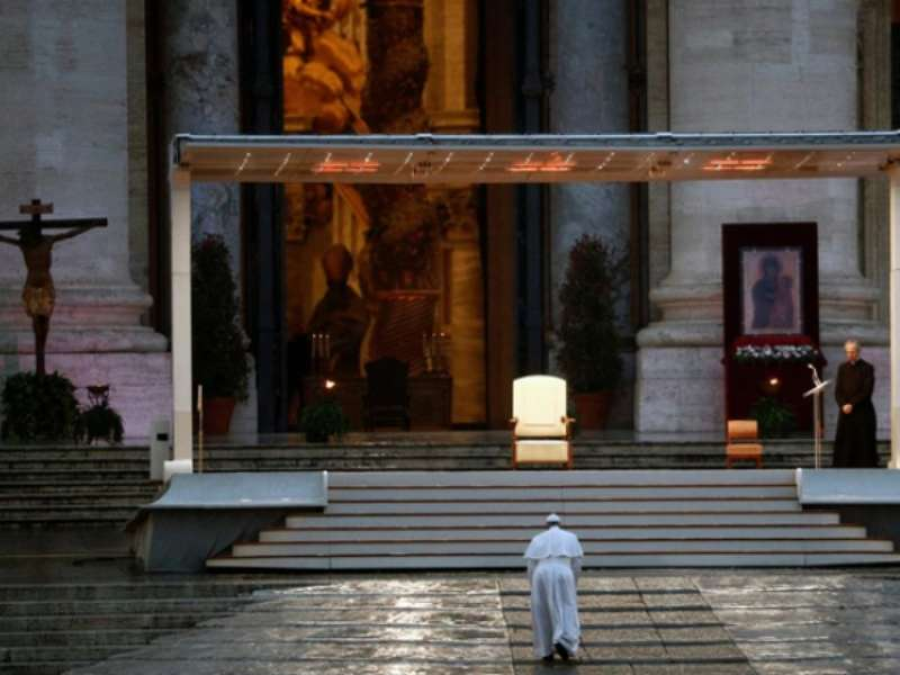 El mensaje del papa Francisco por el coronavirus: ”Nadie se salva solo”
