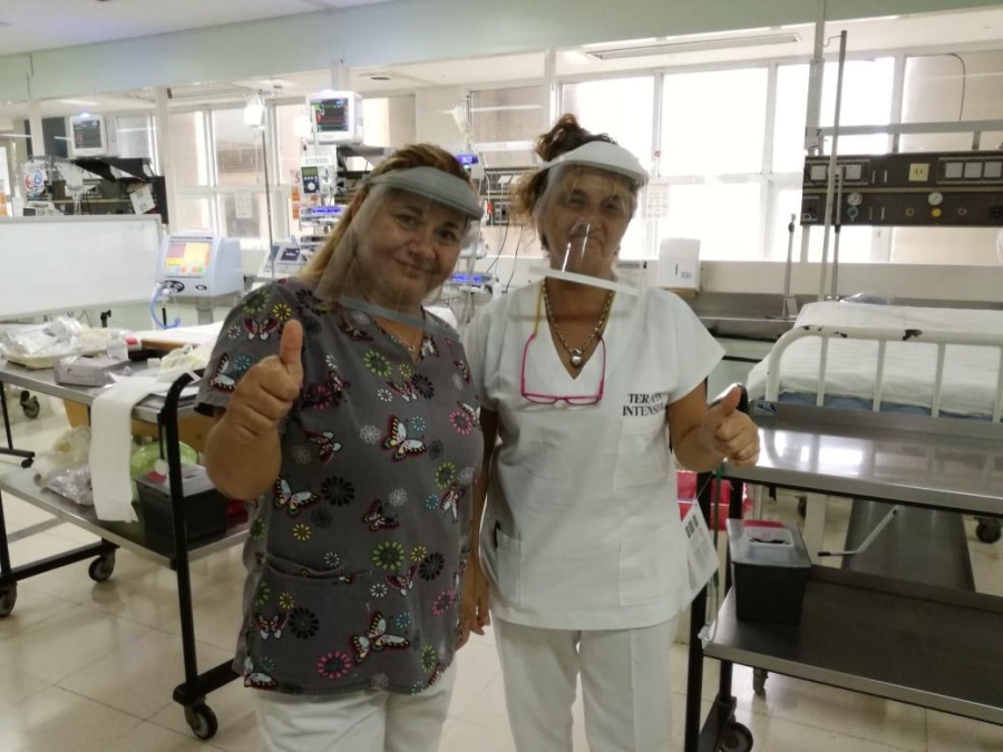 Coronavirus: Ya se elaboraron 1.500 máscaras protectoras en La Plata con impresoras 3D