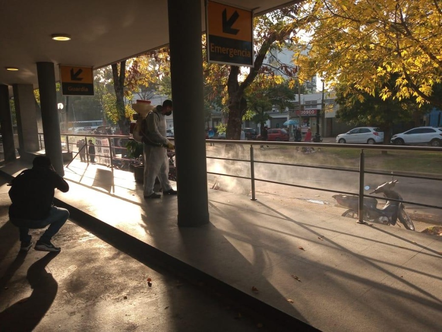 Operativo en el Hospital de Niños de La Plata: ”Queremos llevarle tranquilidad a los vecinos”