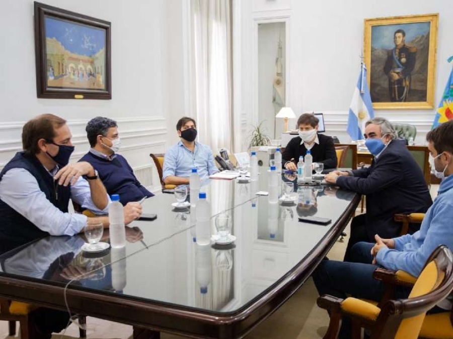 Axel Kicillof mantuvo una reunión con los intendentes de Juntos por el Cambio