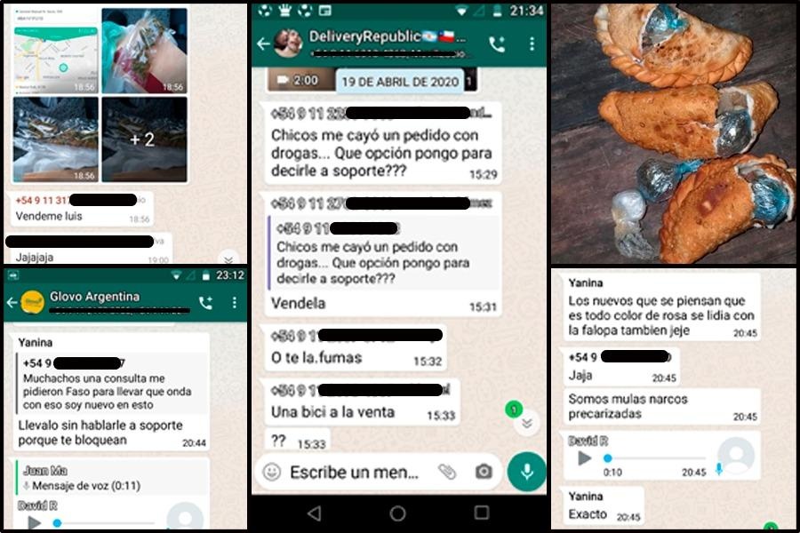 Grave: Repartidores de las apps denunciaron que son usados como ”mulas” del narcomenudeo