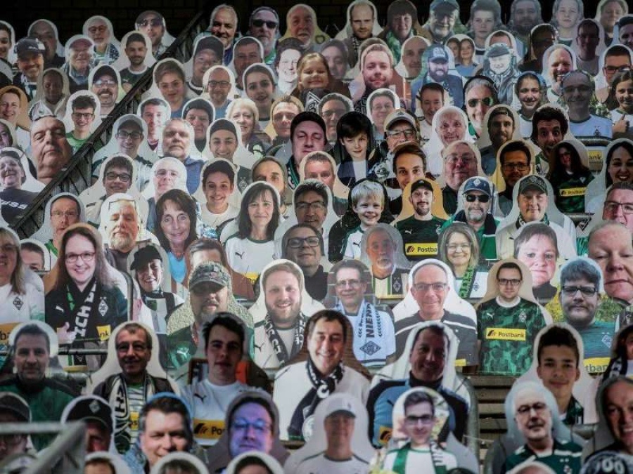 Hinchas de cartón: la curiosa movida de un equipo alemán para el retorno de la Bundesliga