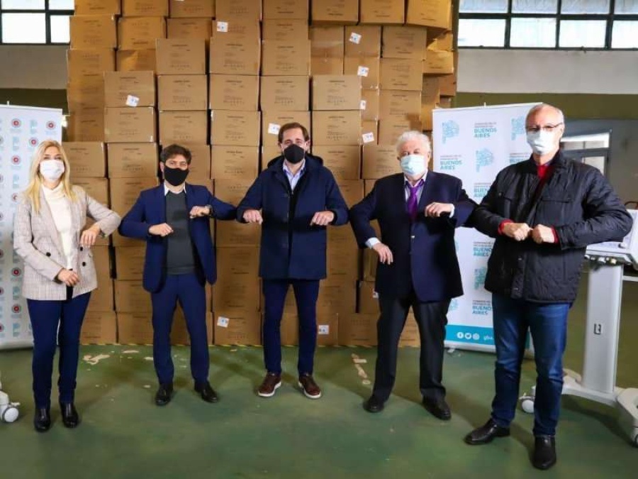 Garro: ”Agradezco, en nombre de los platenses, al gobernador Kicillof por los 15 respiradores para los hospitales provinciales de la Ciudad”