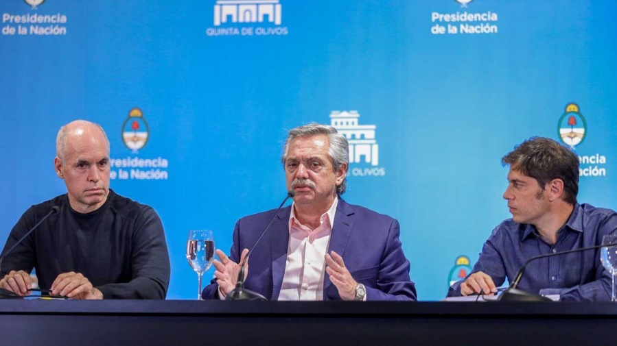 El Presidente analizará mañana con Kicillof y Rodríguez Larreta la situación en el AMBA