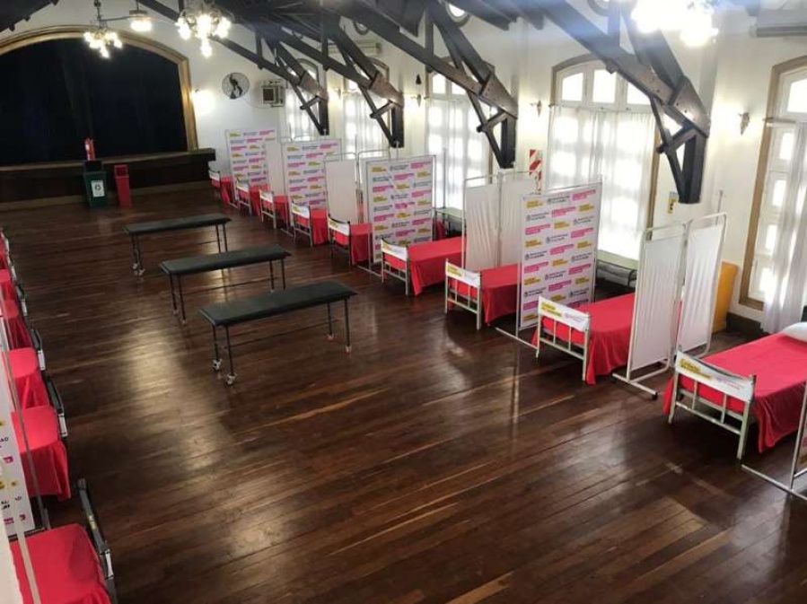 El municipio desmiente sobre las fotos viralizadas en las redes del hospital de campaña de la República de los Niños