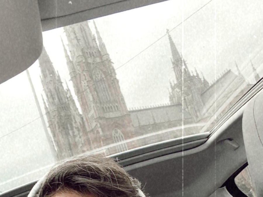 La increíble foto de la Catedral que sacó el platense y marido de Virginia Gallardo