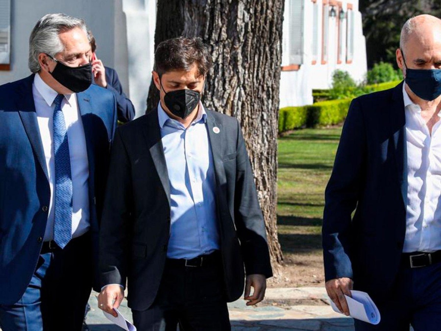 Alberto Fernández se reúne con Kicillof y Larreta: podría endurecerse el aislamiento en el interior de la Provincia