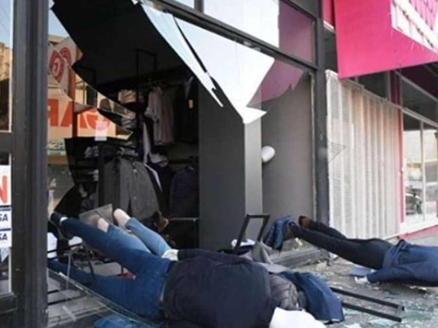 Ráfagas de viento alcanzaron los 130 km/h en Comodoro Rivadavia y se rompieron vidrieras