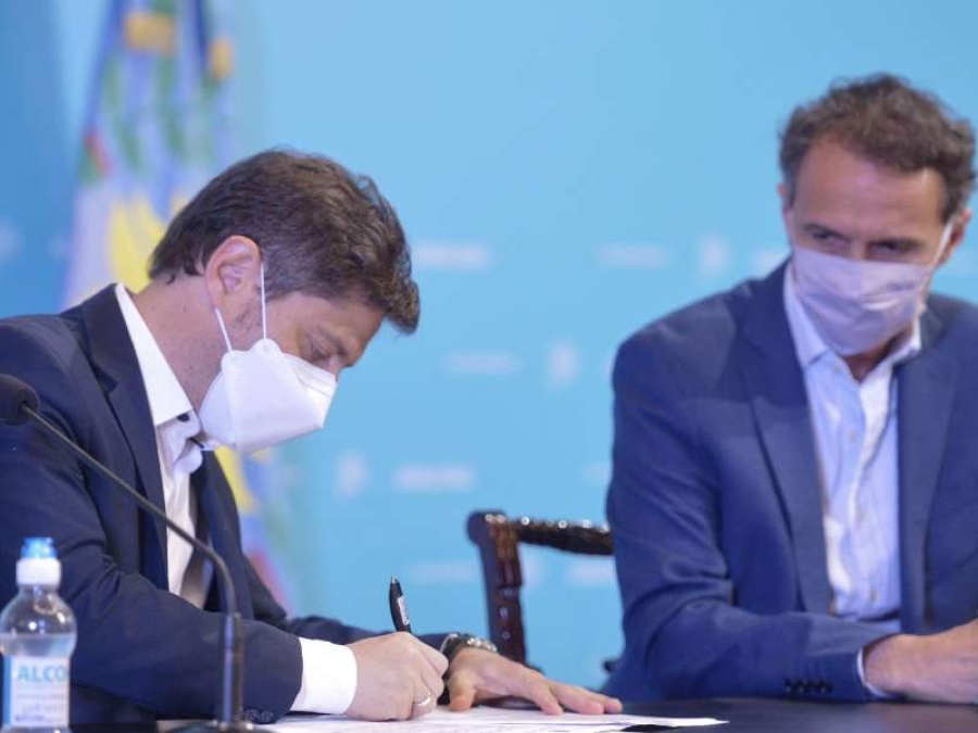 Provincia y Nación firmaron convenios para la repavimentación y ensanche de las rutas N°51 y N°41