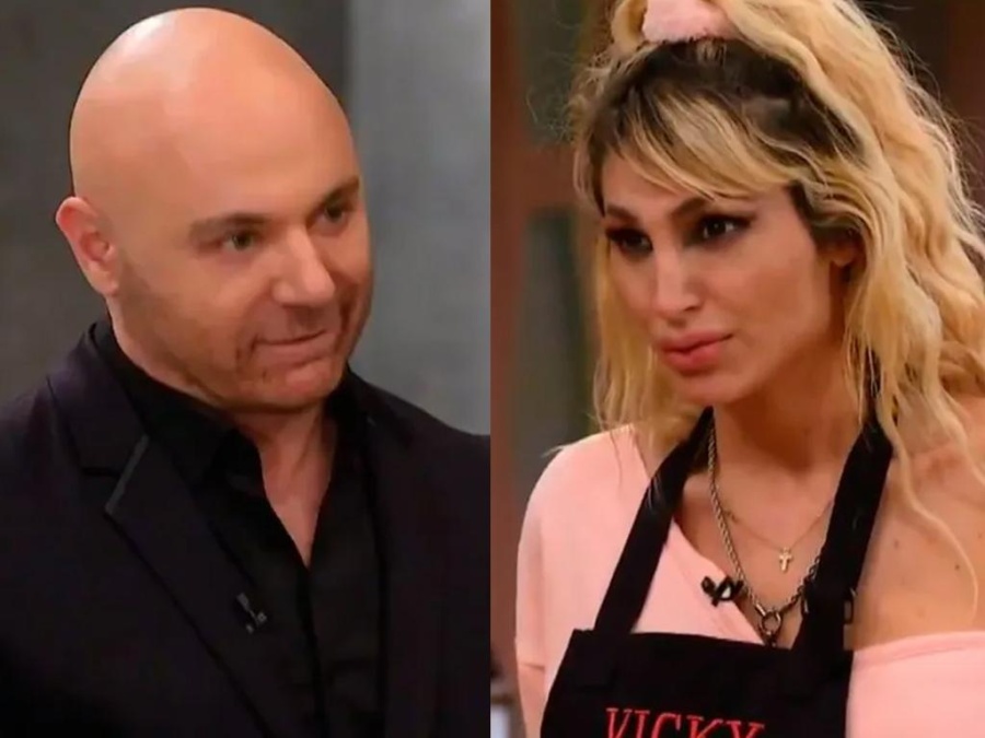 El palito de Germán Martitegui para Vicky Xipolitakis en MasterChef Celebrity: ”Vos re beboteás”