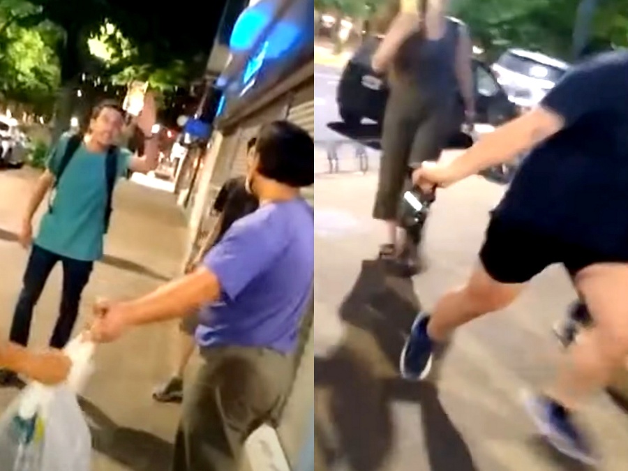 ”Es una guerra esto”: en pleno centro de La Plata militantes de la izquierda y de Javier Milei terminaron a las piñas