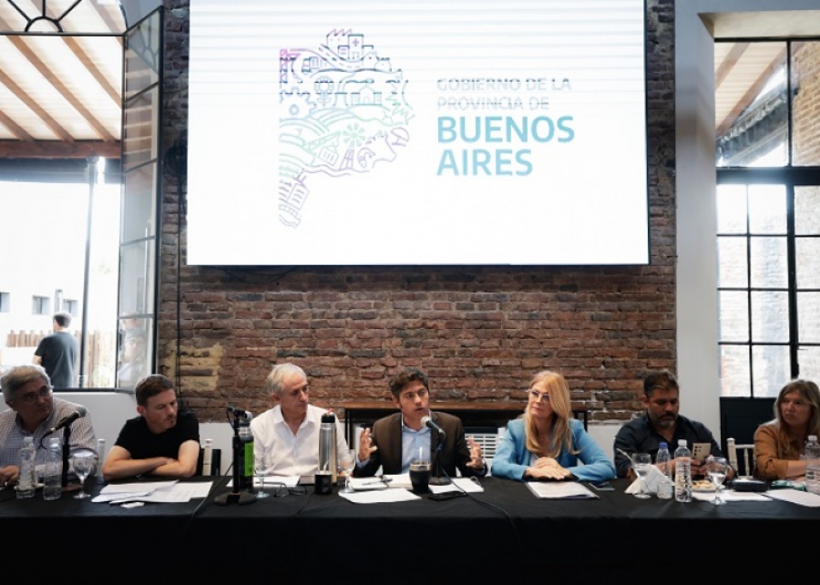 Kicillof se reunió en Chascomús con empresarios y representantes de distintos sectores productivos