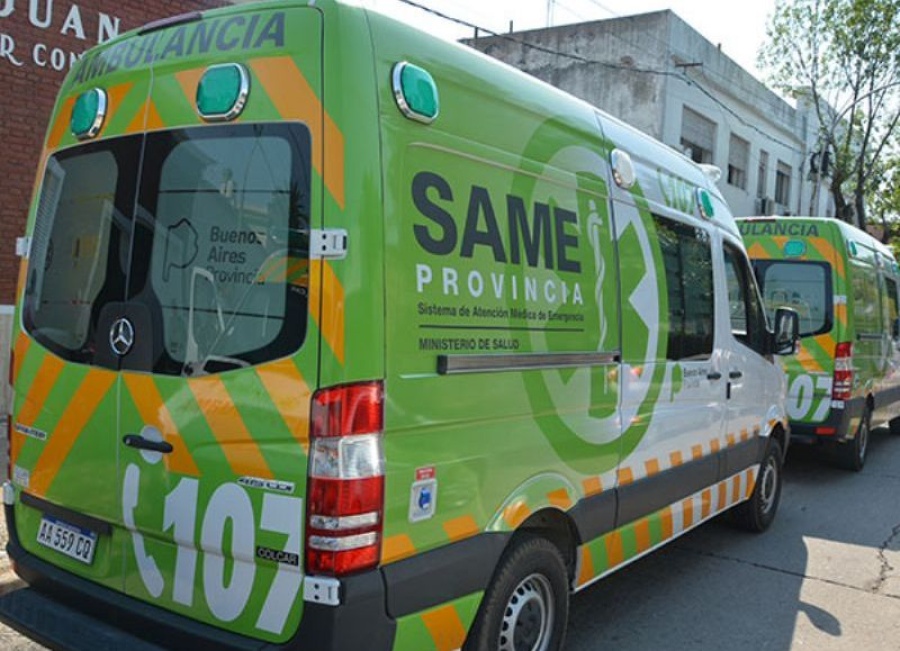 Un repartidor resultó herido tras un accidente en Sicardi