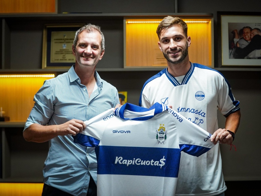 Gimnasia presentó a su última incorporación que confesó: ” Para mi es un sueño”