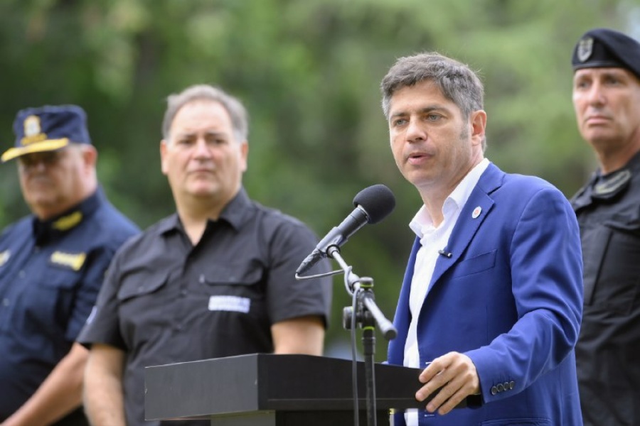 Kicillof y la quita de fondos: “Para tener una Policía mejor hay que contar con un Estado que invierta más y mejor”