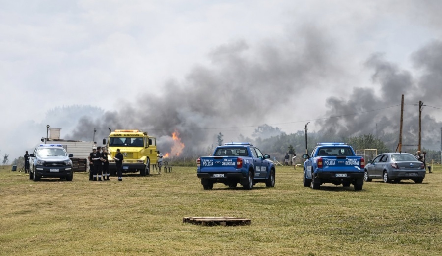 Preocupación en el un club platense por un incendio intencional: el fuego llegó a los vestuarios