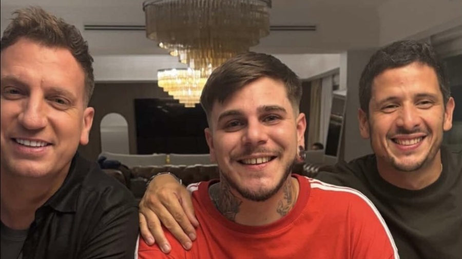 Guido Icardi se mostró con Wanda y Maxi López en sus redes sociales