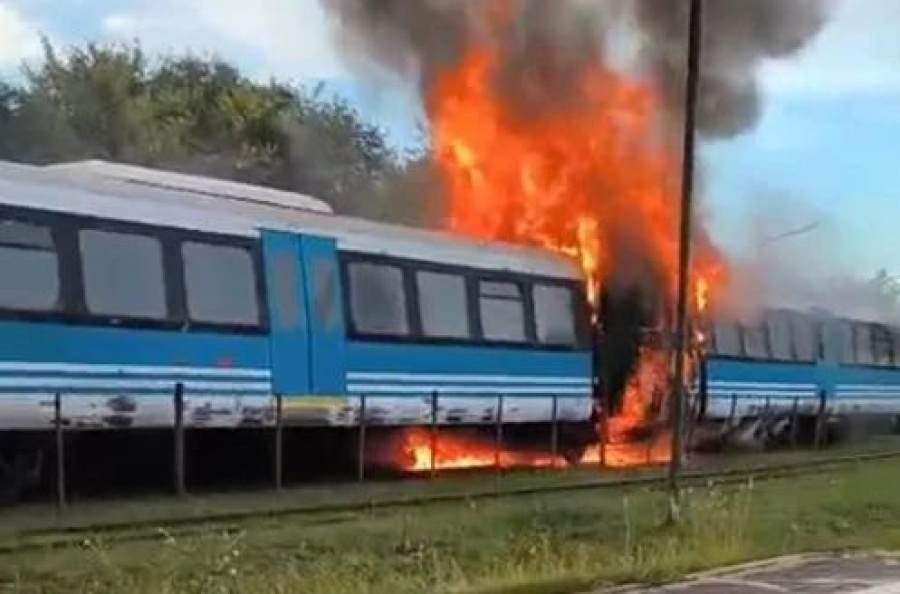 Se incendió el Tren de las Sierras en Córdoba