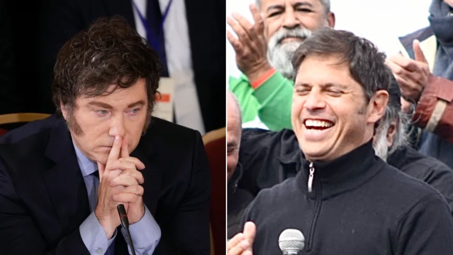 Más encuestas posicionan a Kicillof con mejor imagen positiva que Milei