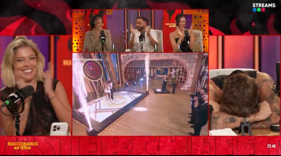 Ian Lucas se enteró en vivo en el streaming que salió campeón de MasterChef Celebrity