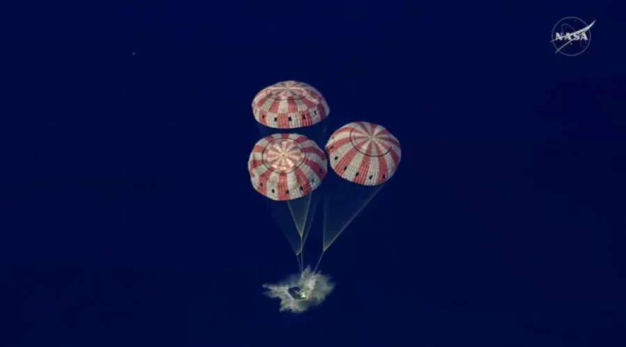 Emocionante amerizaje del Artemis II: cómo lo vivieron desde adentro de nave