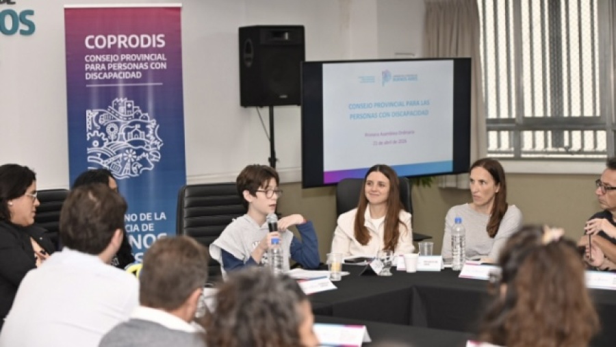 Con el platense Ian Moche, se realizó la primera asamblea 2026 del Consejo para Personas con Discapacidad