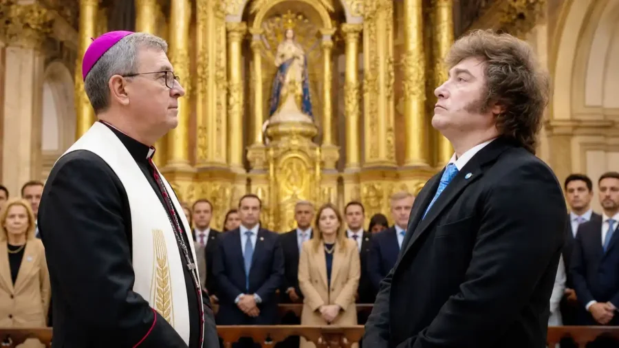 Milei sobre el arzobispo García Cuerva: “Fue una opinión válida, pero ‘terrorismo de redes’ es exagerado”