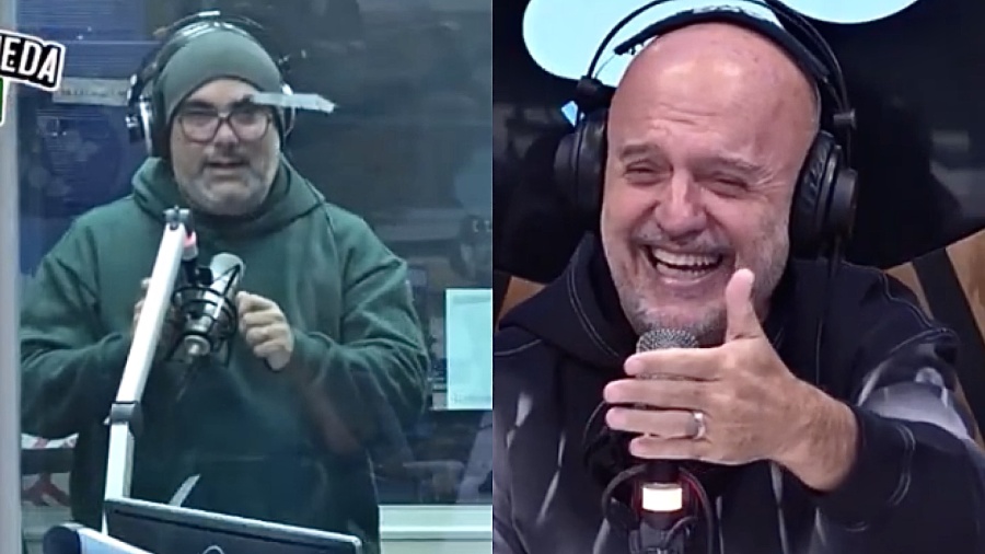 “La c0nch4 de tu”: Se le escapó mientras estaban al aire en La 100 y el momento se volvió viral