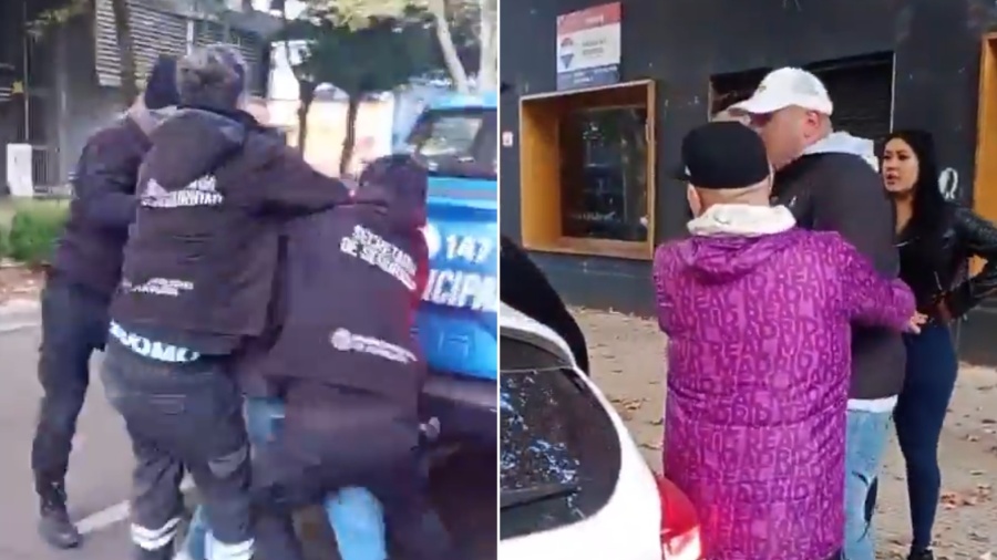 Detuvieron a un conductor que chocó autos estacionados y agredió a agentes municipales de La Plata en el centro